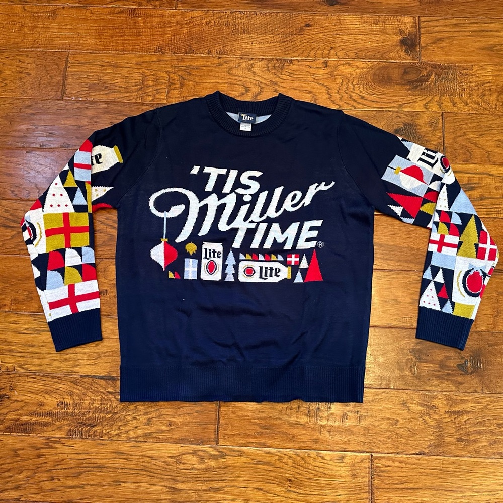 Miller Lite Ugly Christmas Sweater